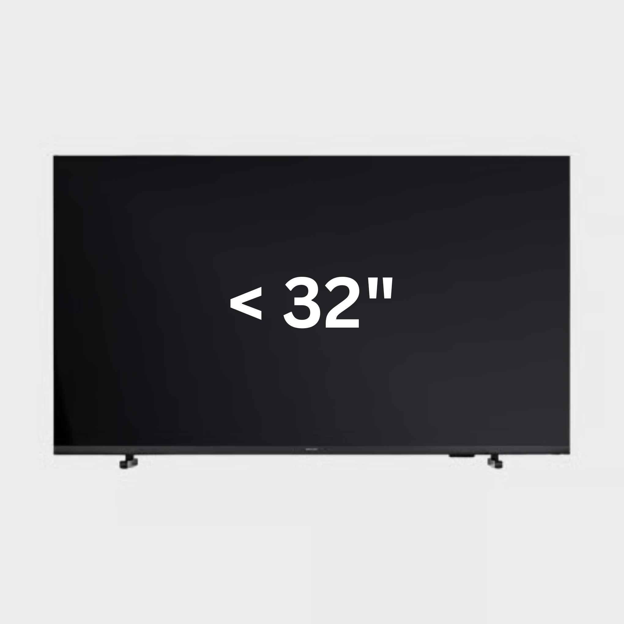 Televisores de menos de 32 pulgadas
