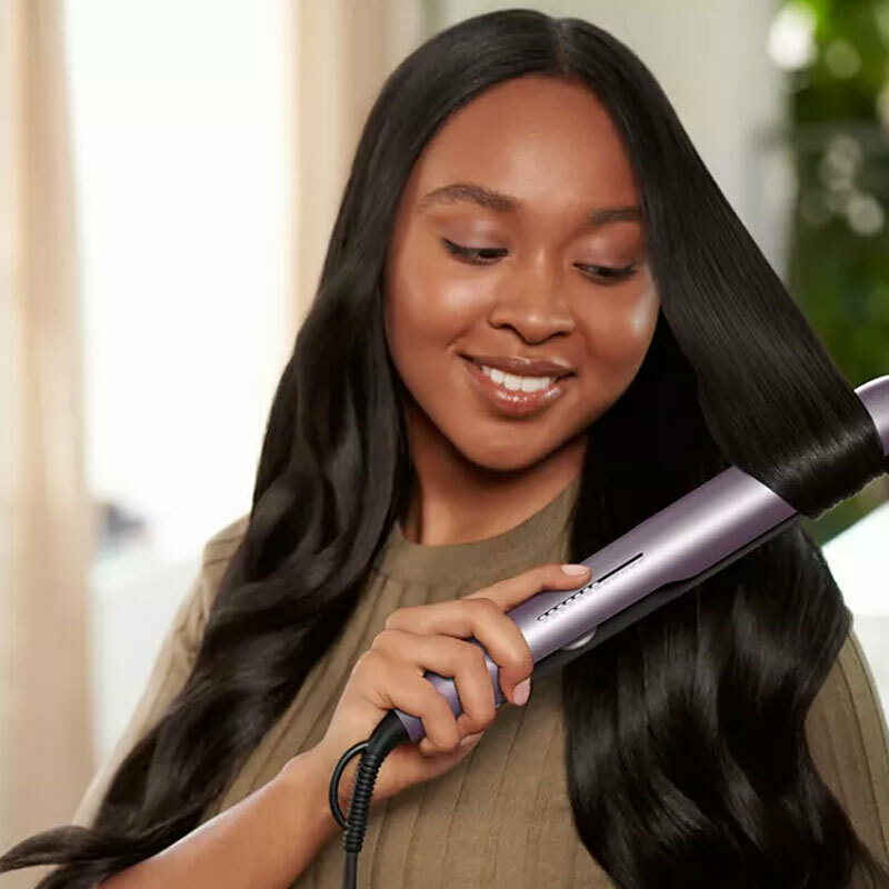 Plancha de pelo Philips BHS530/00 – ThermoShield, placas cerámica con argán, 12 temperaturas 120–230 °C