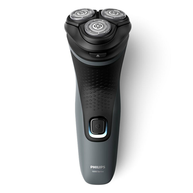 Afeitadora rotativa Philips S1142/00 – PowerCut 27 cuchillas, cabezales 4D flexibles, resistente IPX7