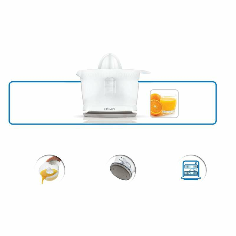 Exprimidor eléctrico Philips HR2738/00 – 0,5 L, Antigoteo, Apto lavavajillas