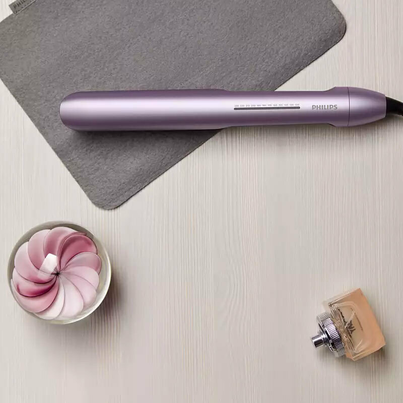 Plancha de pelo Philips BHS530/00 – ThermoShield, placas cerámica con argán, 12 temperaturas 120–230 °C