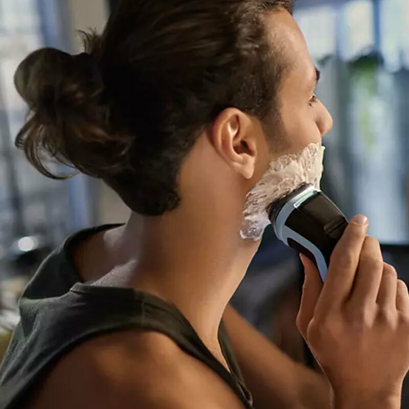 Afeitadora rotativa Philips X3003/00 – 27 cuchillas PowerCut, cabezales 4D, IPX7