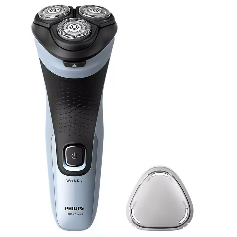 Afeitadora rotativa Philips X3003/00 – 27 cuchillas PowerCut, cabezales 4D, IPX7