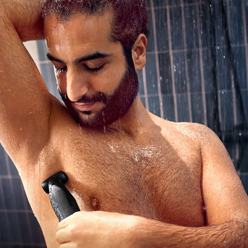 Recortador corporal e íntimo Philips BG3017/01 – 100% resistente al agua, Autonomía 50 min, Lámina hipoalergénica