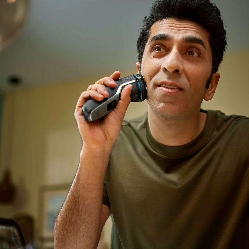 Afeitadora rotativa Philips S3143/02 – PowerCut 27 cuchillas, Húmedo y seco (IPX7), 60 min autonomía