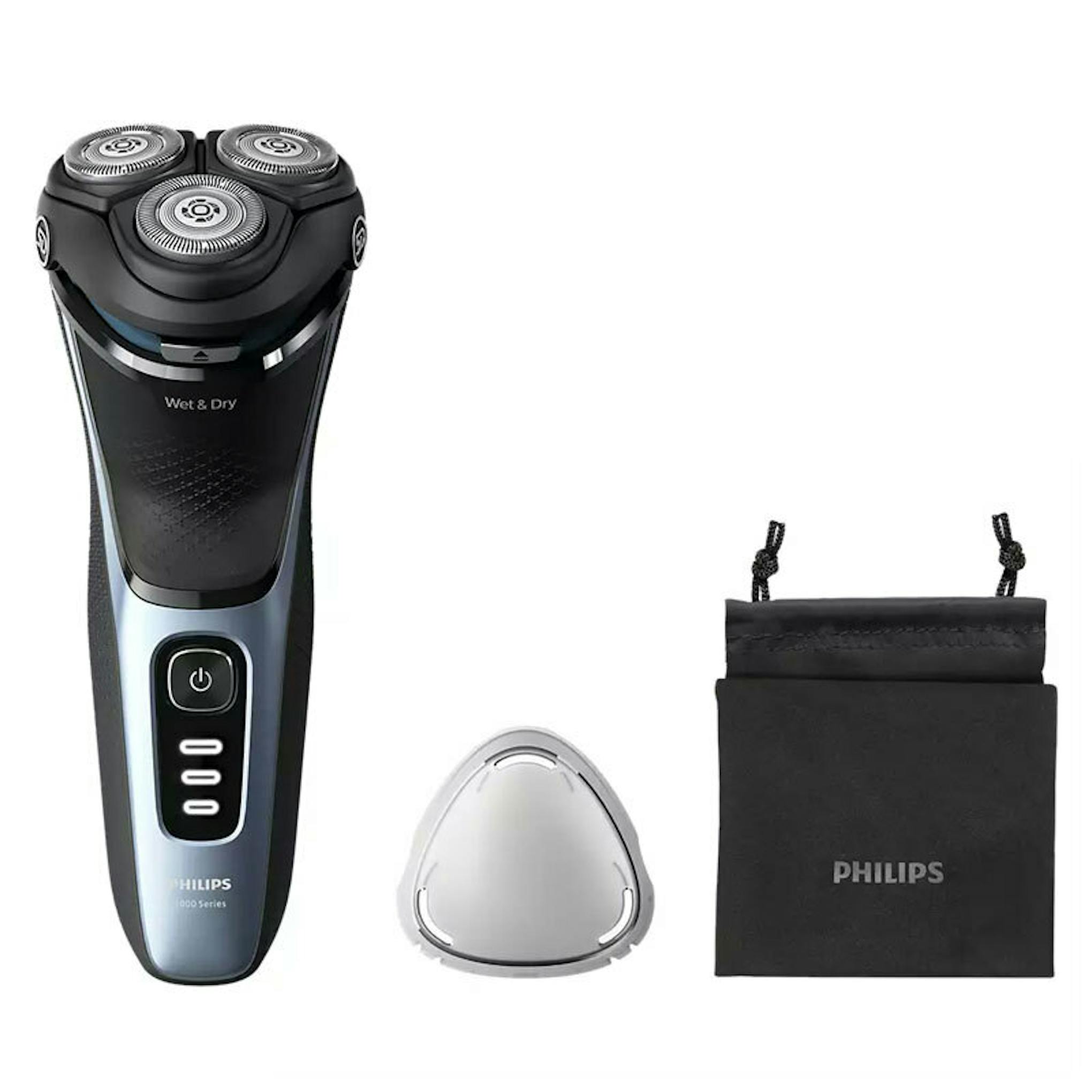 Afeitadora Philips S3243/12 con funda y accesorio