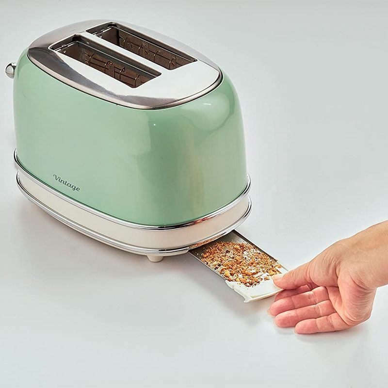 Tostadora Ariete 0155/14 – Vintage verde, 2 ranuras, 6 niveles