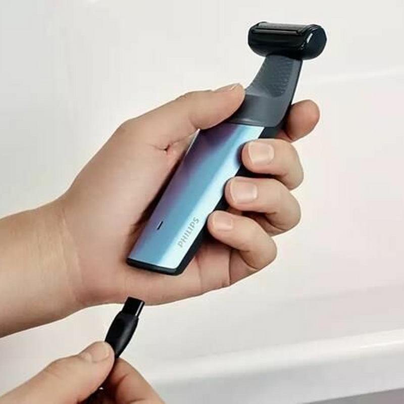 Afeitadora corporal Philips BG3015/15 – Lámina hipoalergénica, 50 min autonomía, 3 peines (3/5/7 mm)