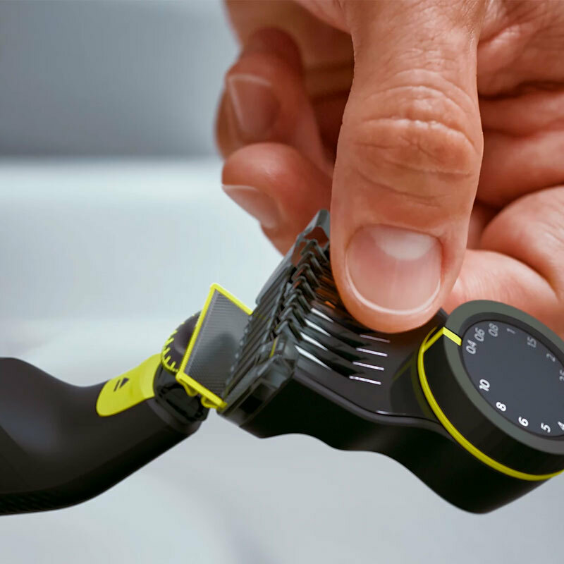 Afeitadora multifunción Philips QP6542/15 – OneBlade 360, Seco y húmedo (IPX7), 90 min autonomía