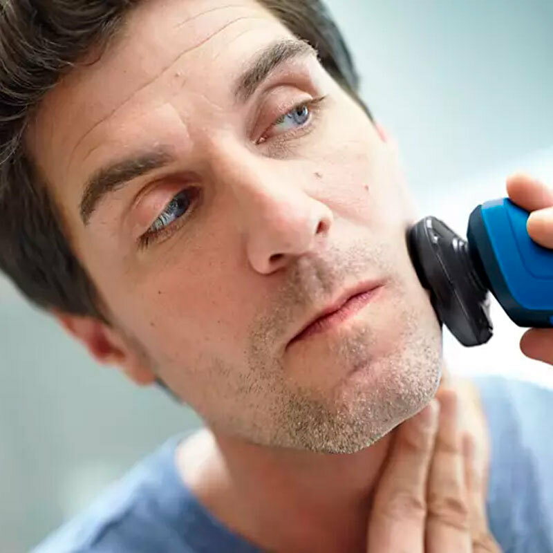 Afeitadora rotativa Philips Series 5000 S5466/17 – Seco y húmedo, cabezales 5 direcciones, 45 min autonomía