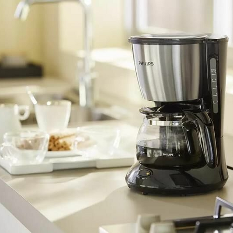 Cafetera de goteo Philips HD7435/20 – 7 tazas, apagado automático, antigoteo