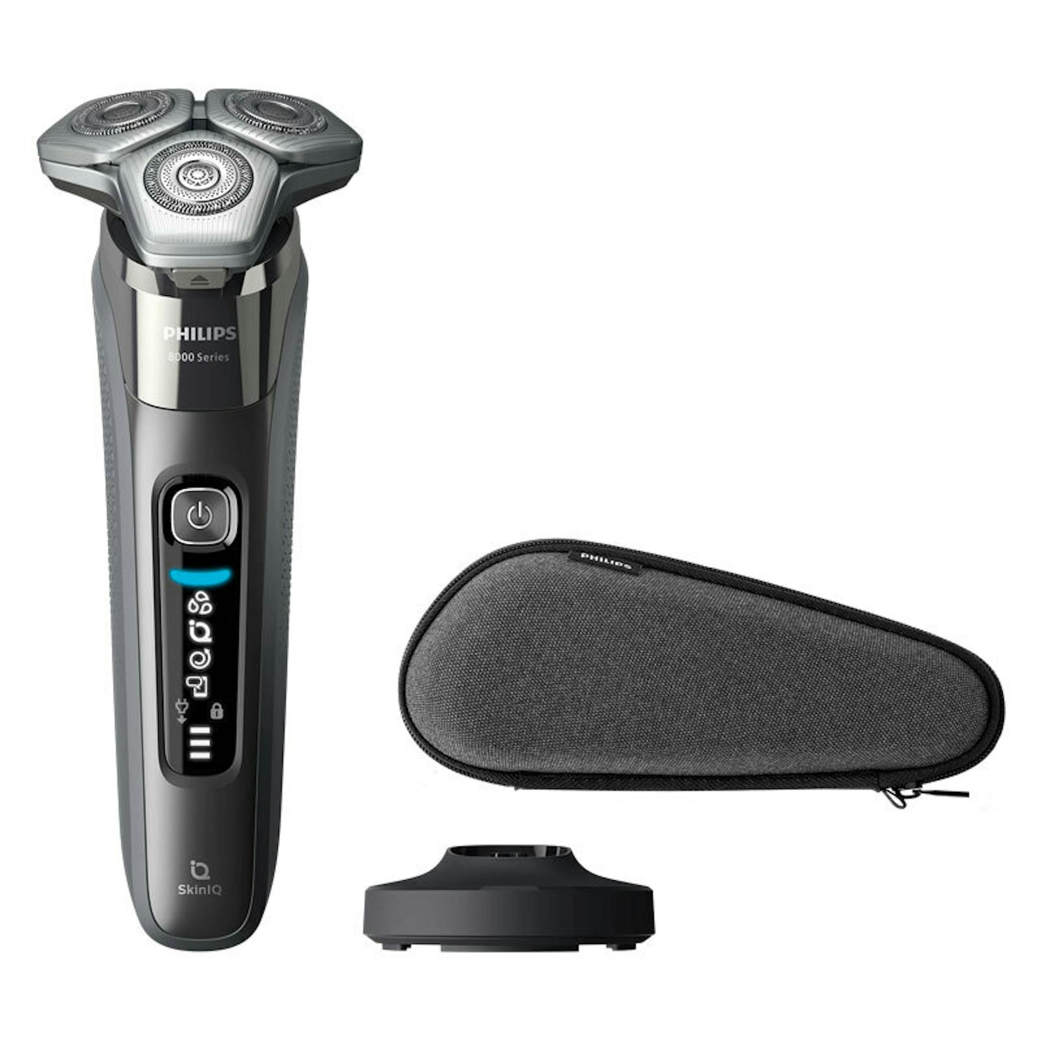 Afeitadora Philips S8697/35 con estuche y base de carga