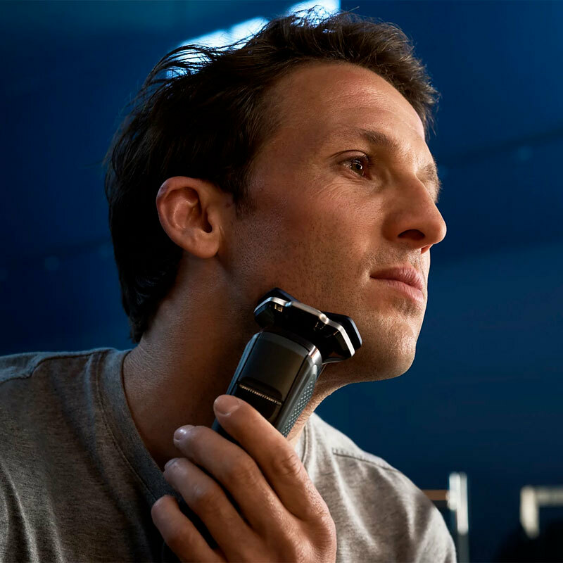 Afeitadora rotativa Philips S7886/35 – Protección piel, Cabezales 360°, 60 min autonomía