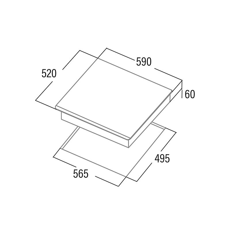 Placa de inducción CATA INSB6028BK/A – 3 zonas, 7.100 W, Control táctil