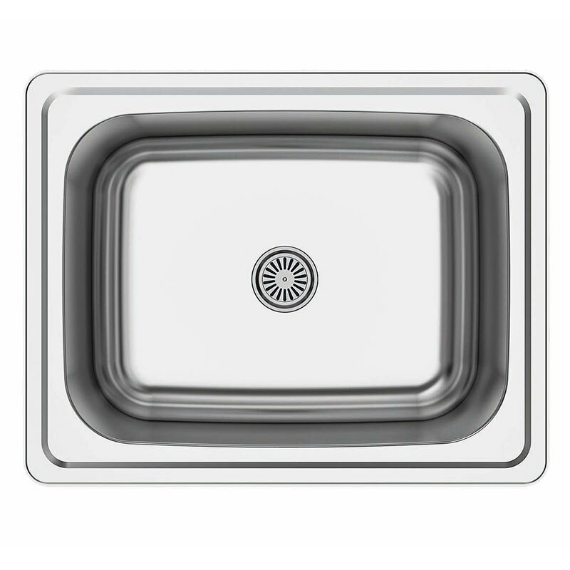 Fregadero Cata CSS1/A – Acero inox AISI 304, 50 cm, Sobre encimera