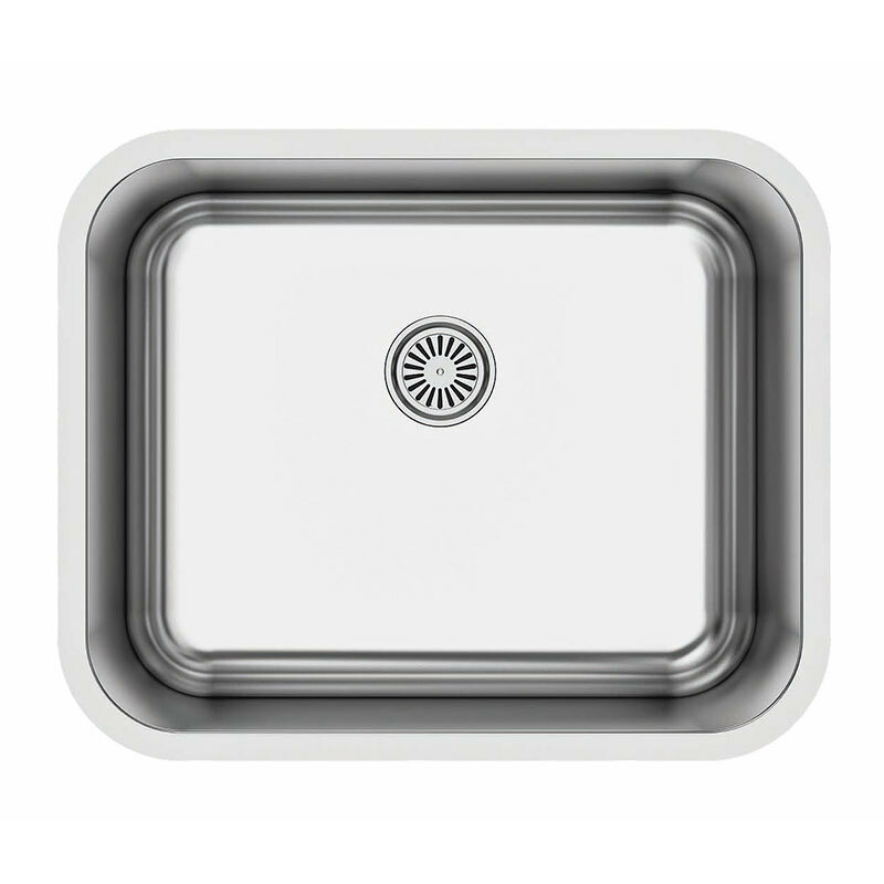 Fregadero bajo encimera Cata CBP 50-40/A – Inox AISI 304, Cubeta 50x40 cm, Profundidad 20 cm