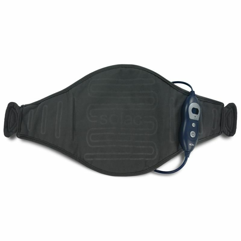 Almohadilla eléctrica lumbar Solac CT8680 – 100 W, 4 niveles, funda lavable de terciopelo