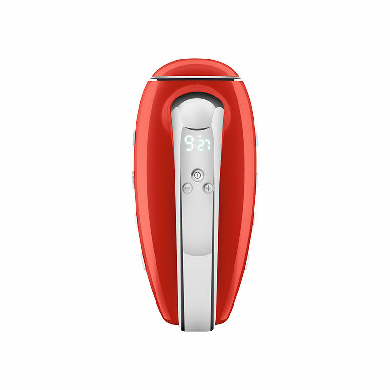 Amasadora de mano Smeg HMF01RDEU – Rojo, 250 W, 9 velocidades