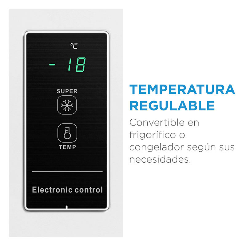 Arcón congelador Midea MDRC152FEE01 – 99 L, Clase E, 38 dB