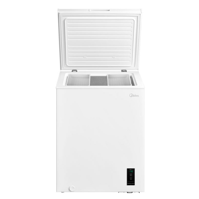 Arcón congelador Midea MDRC207FEE01 – 142 L, control electrónico, congelación rápida