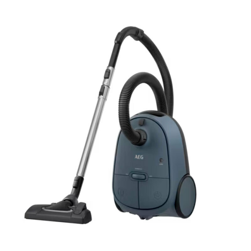 Aspirador de trineo con bolsa AEG AB61C2DB – 850 W, HEPA E12, 3,5 L