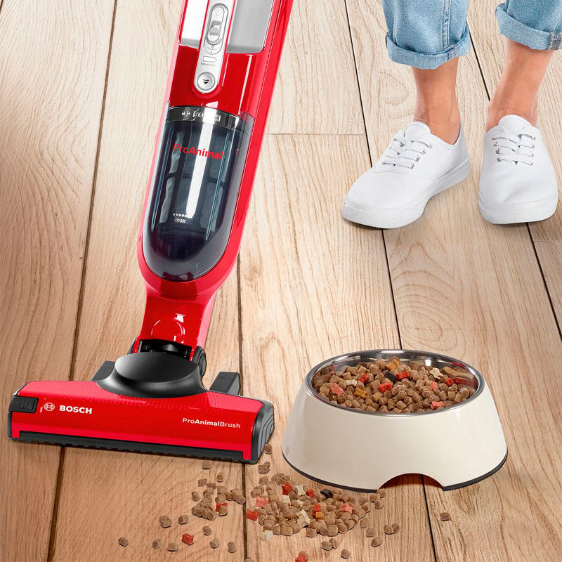 Aspirador escoba Bosch BBH3ZOO25 – 55 min autonomía, ideal mascotas, 2 en 1