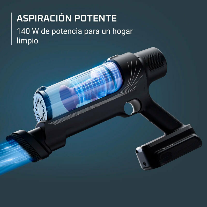 Aspiradora escoba sin cable Rowenta X-Pert 7.60 RH6A35WO – 45 min autonomía, 140 W potencia, ultraligera 2 kg