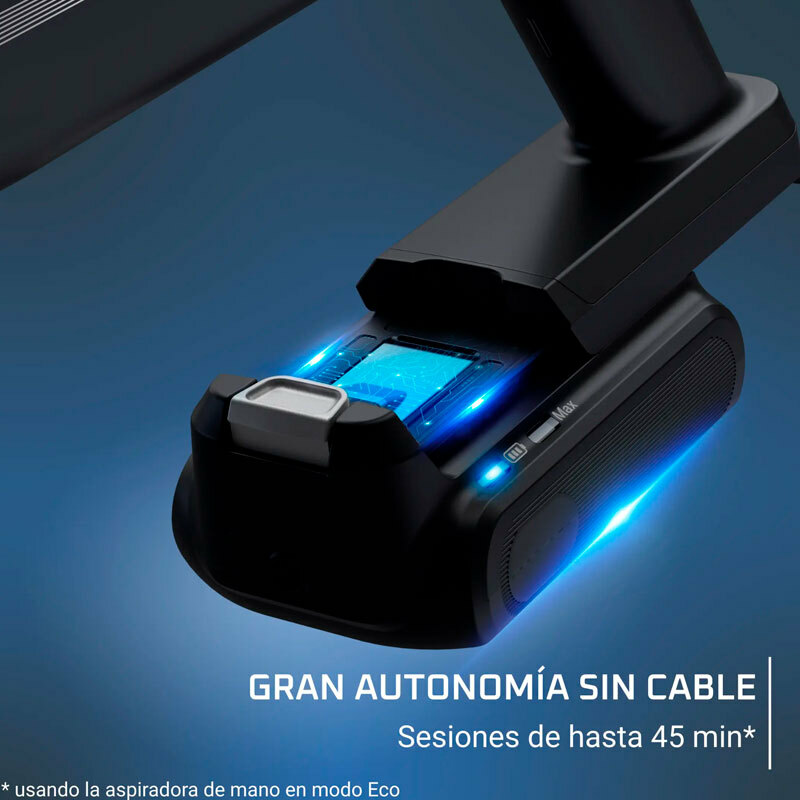 Aspiradora escoba sin cable Rowenta X-Pert 7.60 RH6A35WO – 45 min autonomía, 140 W potencia, ultraligera 2 kg