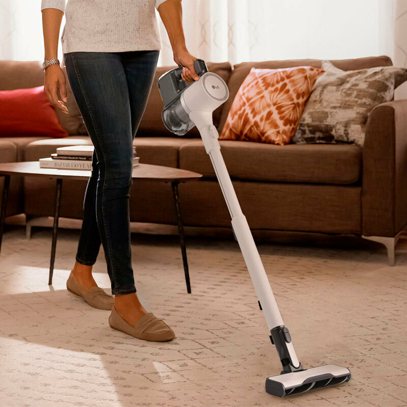 Aspirador escoba sin cable LG A9K-LITE1C – Kompressor 220W, 60 min autonomía, Filtro HEPA