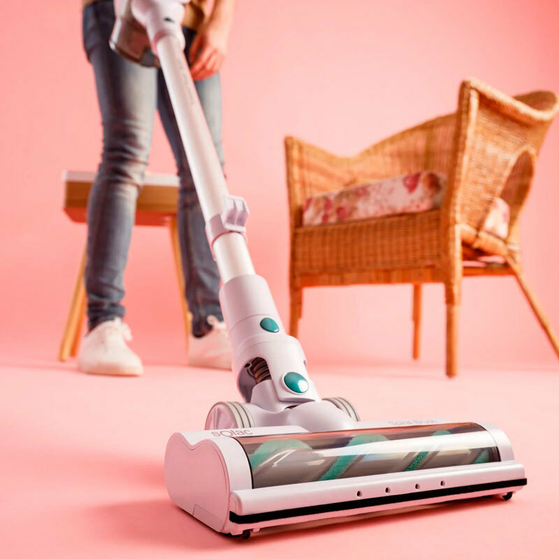 Aspirador escoba sin cable Solac Turbobat Power AE2505 – 12.000 Pa, 55 min autonomía, Filtro HEPA