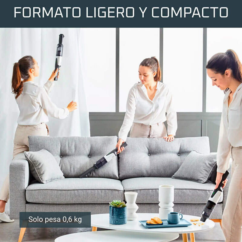 Aspirador de mano Rowenta X-Touch AC9736WO – ciclónico, 80 AW, ultracompacto