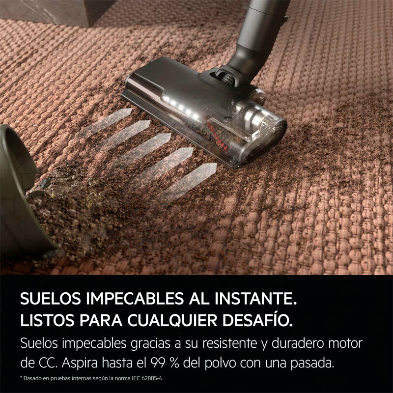 Aspiradora escoba AEG AP61AB21DG – 50 min autonomía, Cepillo PetPro, Motor BLDC