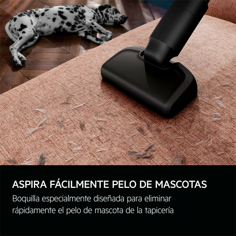 Aspiradora escoba AEG AP61AB21DG – 50 min autonomía, Cepillo PetPro, Motor BLDC