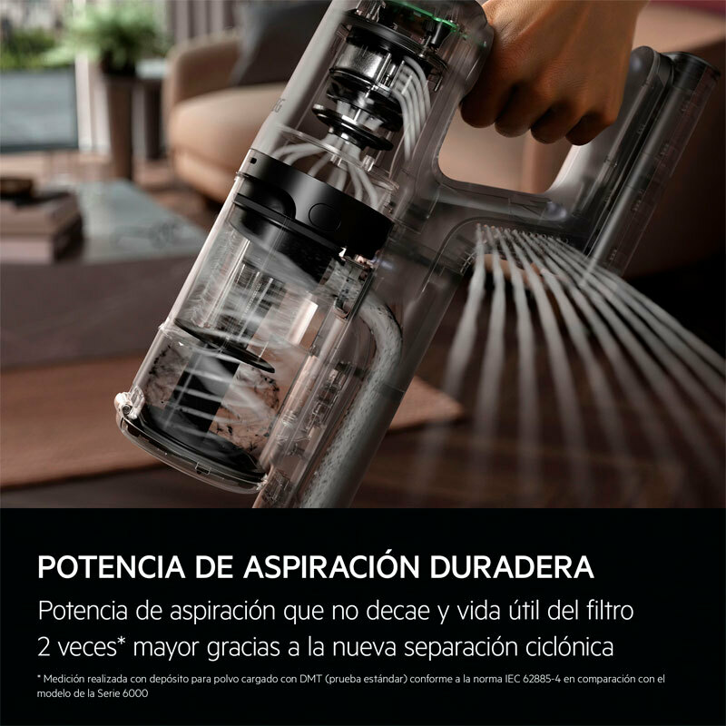 Aspiradora escoba AEG AP61AB21DG – 50 min autonomía, Cepillo PetPro, Motor BLDC