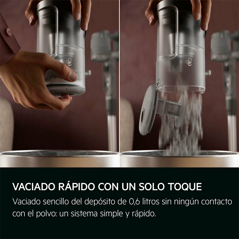 Aspiradora escoba AEG AP61AB21DG – 50 min autonomía, Cepillo PetPro, Motor BLDC