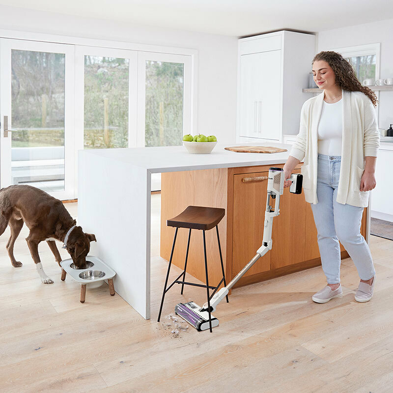 Aspirador escoba sin cable Shark Detect Pro IW3611EU – 60 min autonomía, vaciado automático, Anti-Allergen