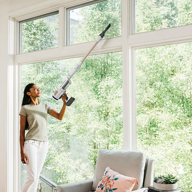 Aspirador escoba sin cable Shark Detect Pro IW3611EU – 60 min autonomía, vaciado automático, Anti-Allergen