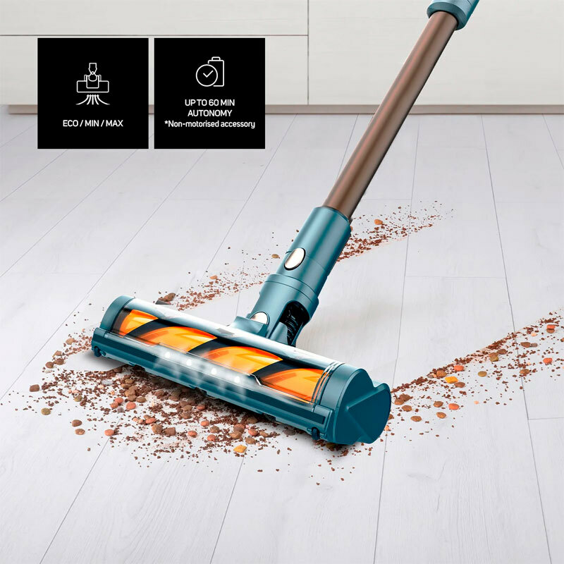 Aspiradora escoba inalámbrica Taurus Homeland Digital Flex – 28.000 Pa, 60 min autonomía, Filtro HEPA