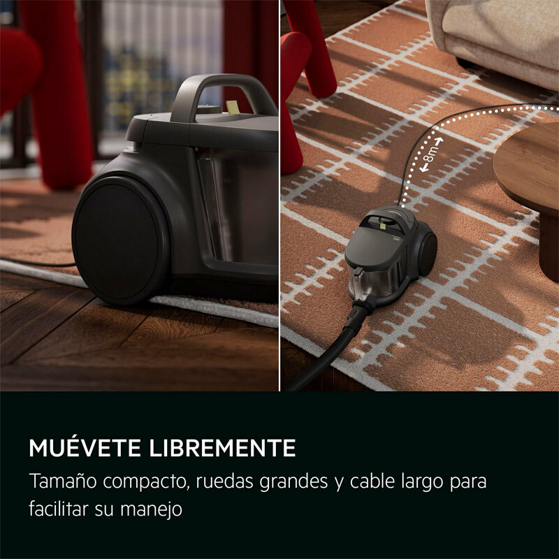 Aspiradora sin bolsa AEG AL31C1DG – HEPA, 2 L ciclónico, 1.000 W