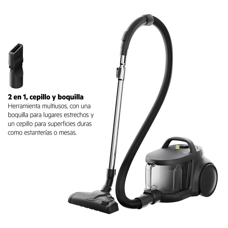 Aspiradora sin bolsa AEG AL31C1DG – HEPA, 2 L ciclónico, 1.000 W