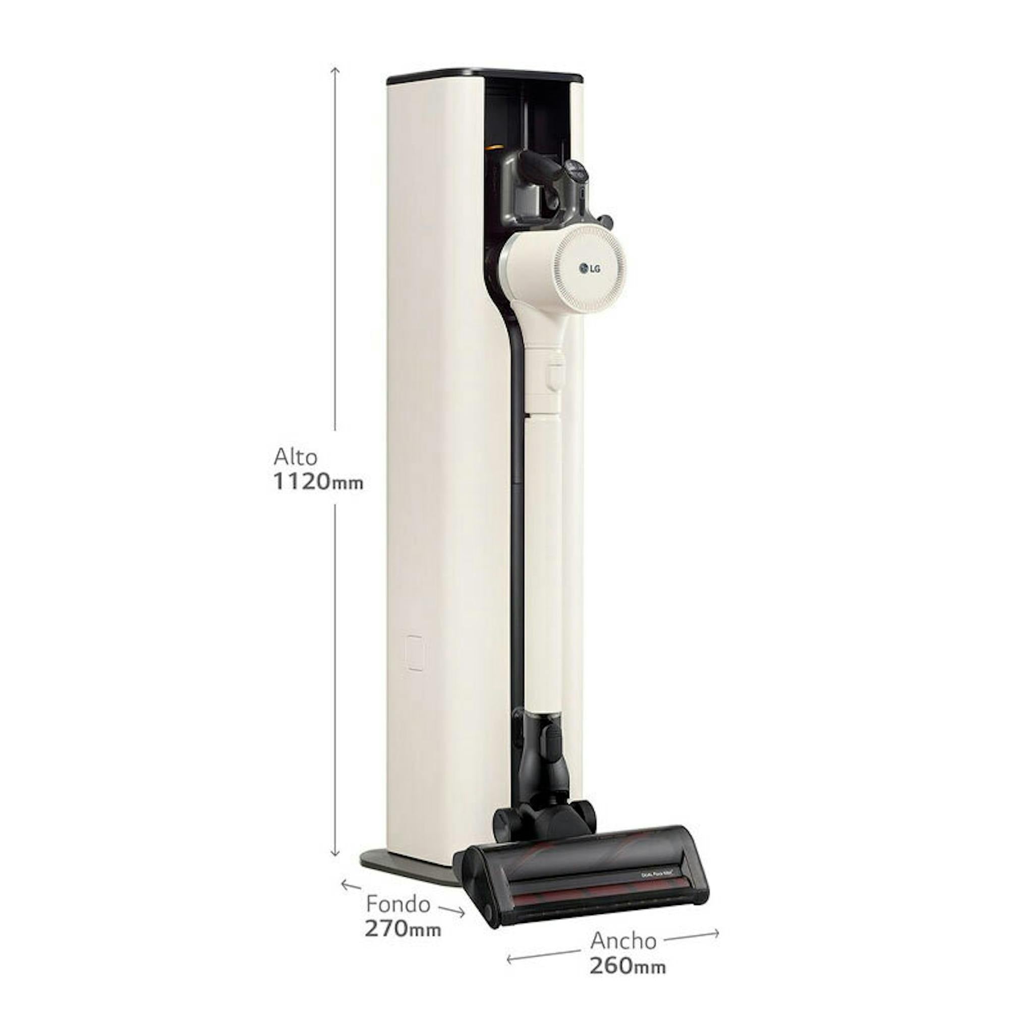 LG A9T-PRIME1C aspirador escoba sin cable con base de autovaciado