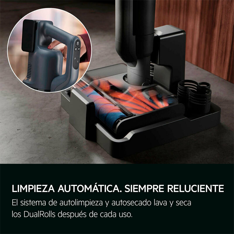 Aspirador escoba sin cable AEG AW82U1DB – Wet&Dry, 18.800 Pa, 80 min autonomía