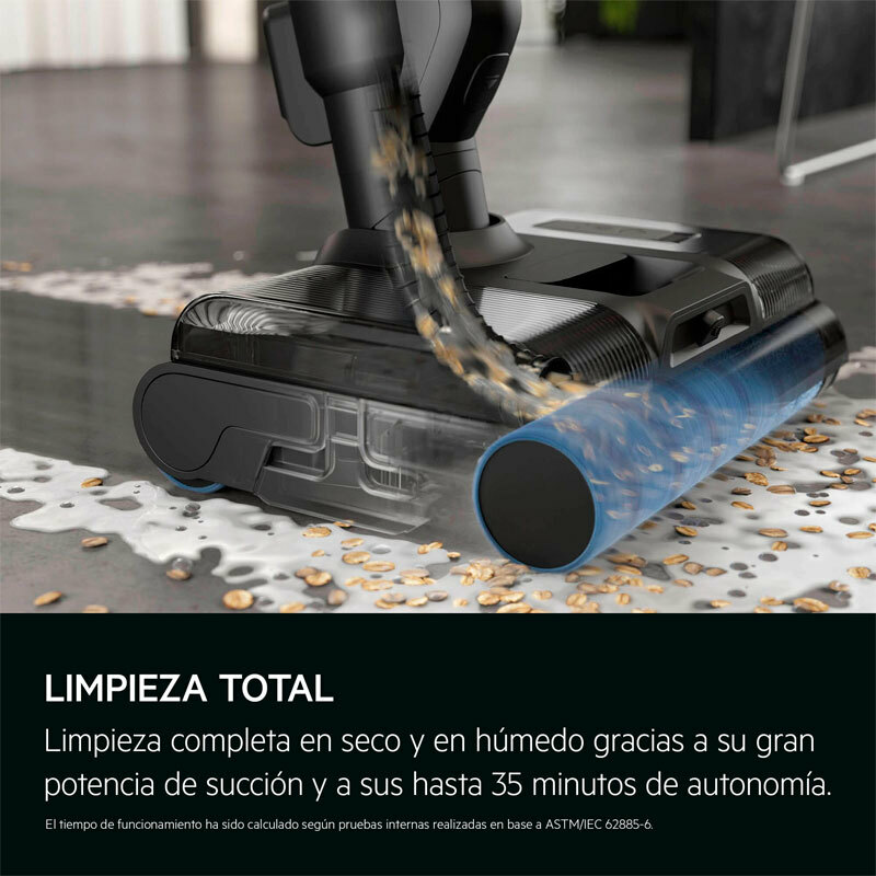Aspirador escoba sin cable AEG AW82U1DB – Wet&Dry, 18.800 Pa, 80 min autonomía
