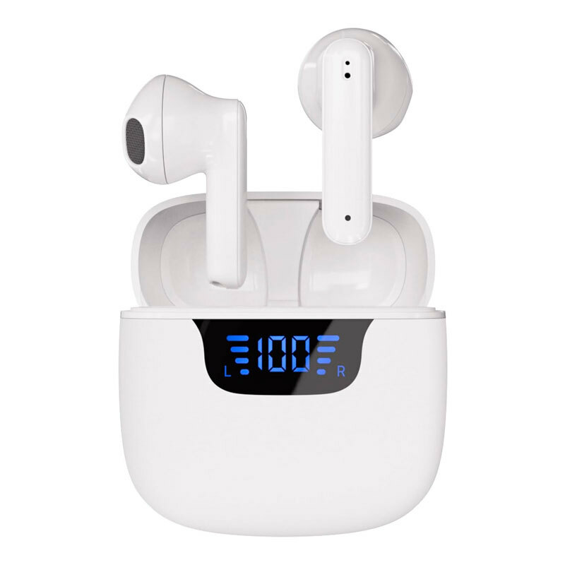 Auriculares intraurales Vivanco Union Pair W (63990) – Pantalla LED, Bluetooth 5.3, 20 h batería