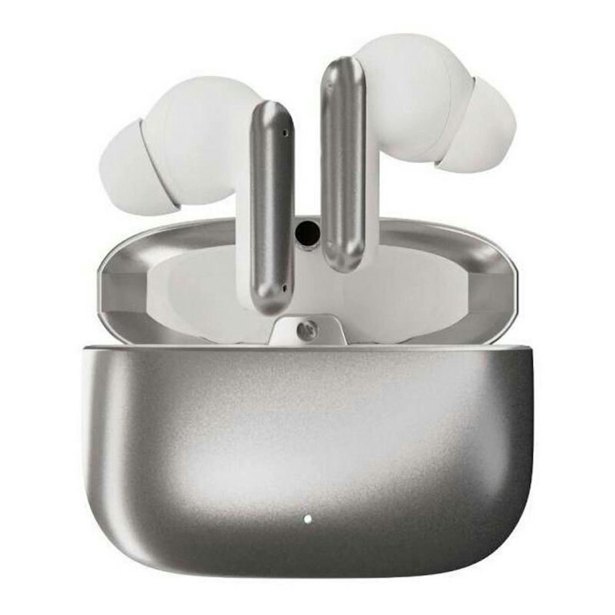 Auriculares Bluetooth Vivanco Metal Pair Pro inalámbricos con estuche de carga