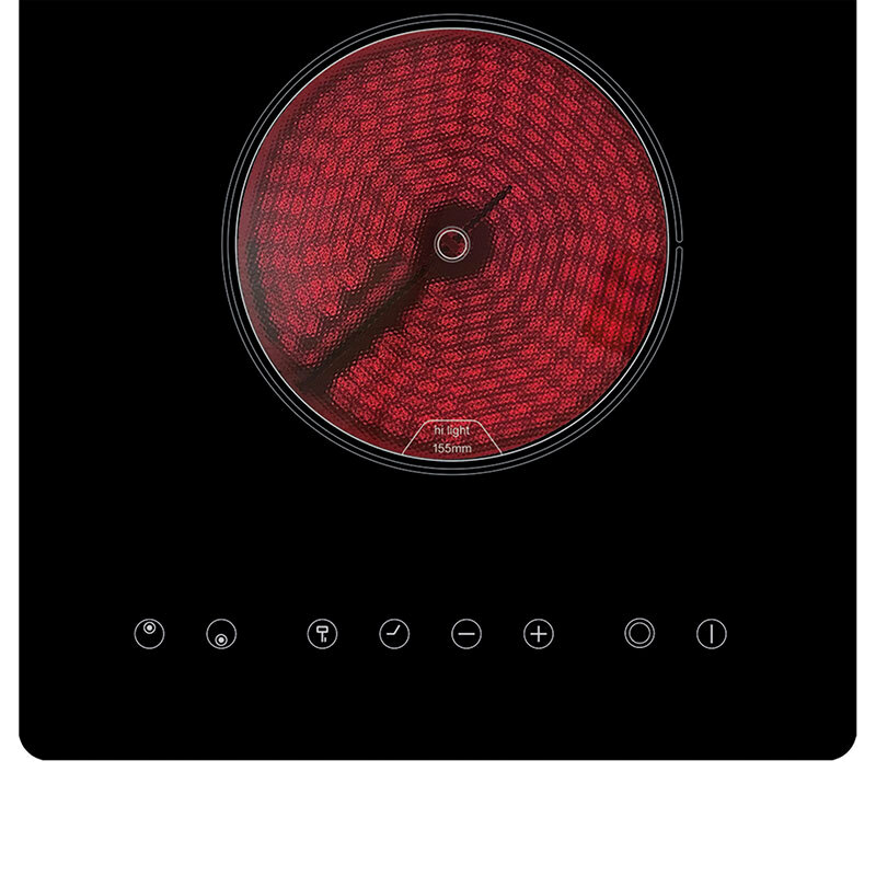 Placa vitrocerámica Cata TD 3002 BK – 2 zonas, control táctil, bloqueo infantil