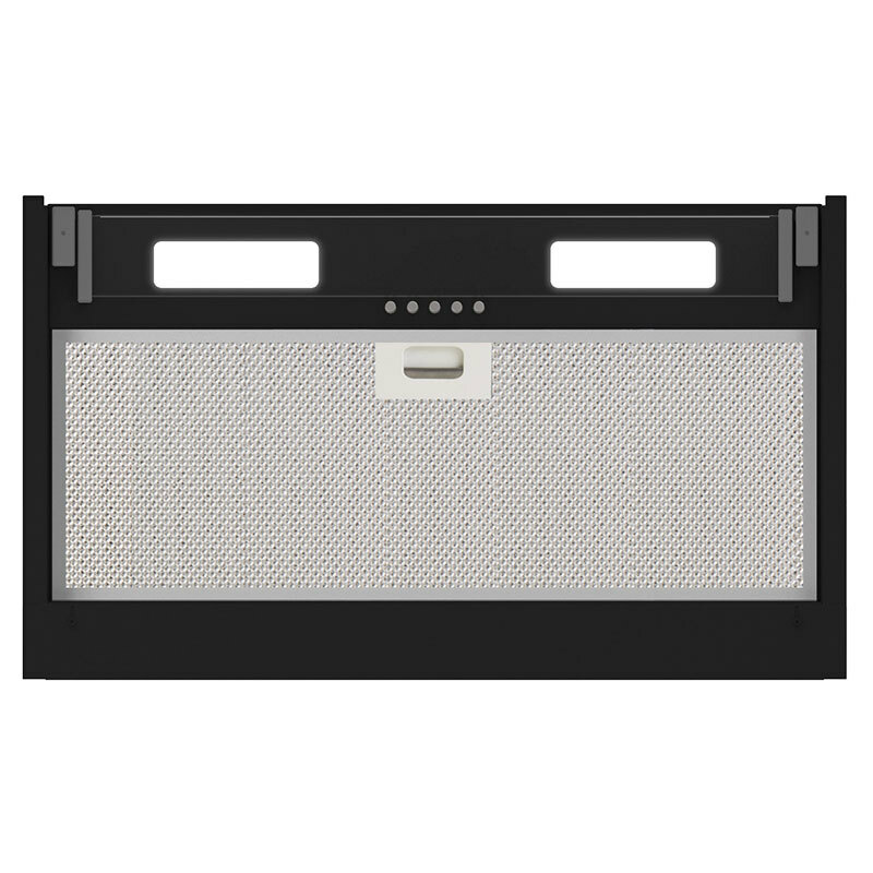 Campana integrable bajo mueble Cata ARMONIA 60 BK/B – 645 m³/h, LED, filtros lavables