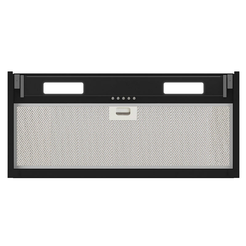 Campana grupo filtrante Cata Armonía 70 BK/B – 645 m³/h, Bajo mueble, LED