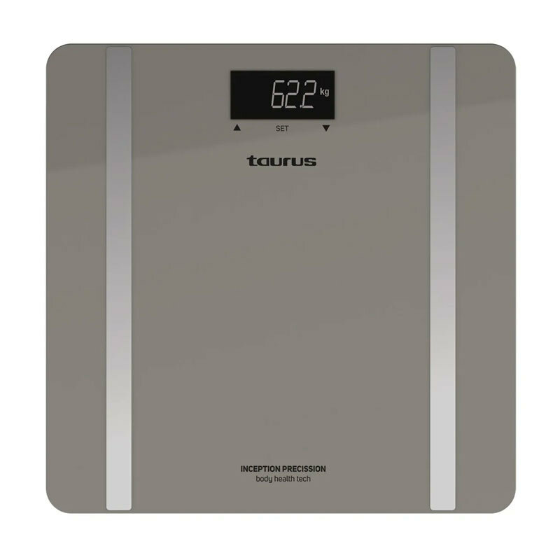 Báscula de baño Taurus Inception Precission – Análisis corporal, 180 kg, 10 usuarios