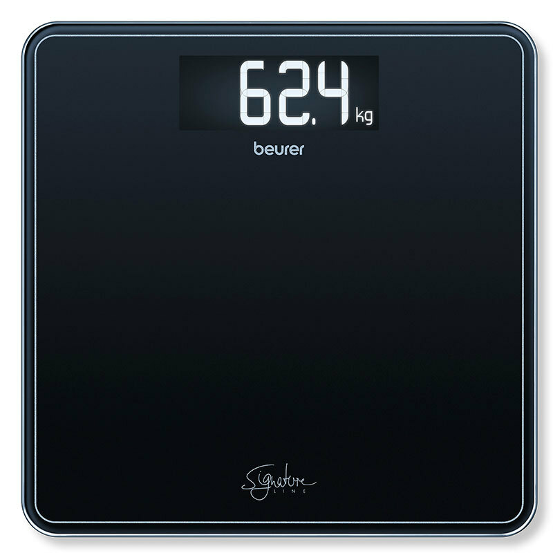 Báscula de baño Beurer GS 400 – 200 kg, Pantalla LCD XL, Vidrio templado